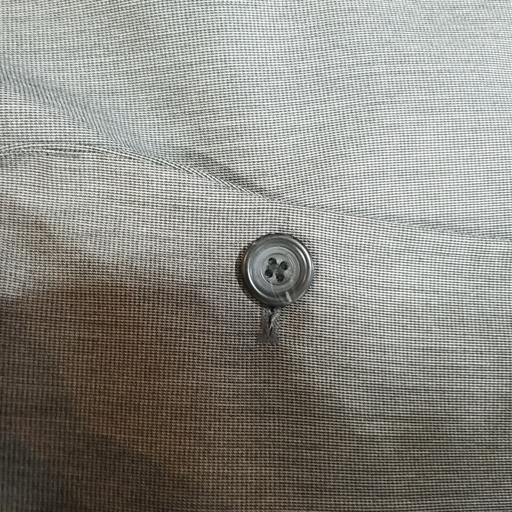 Halogen Gray One Button Closure Suit Jacket Blaze… - image 7